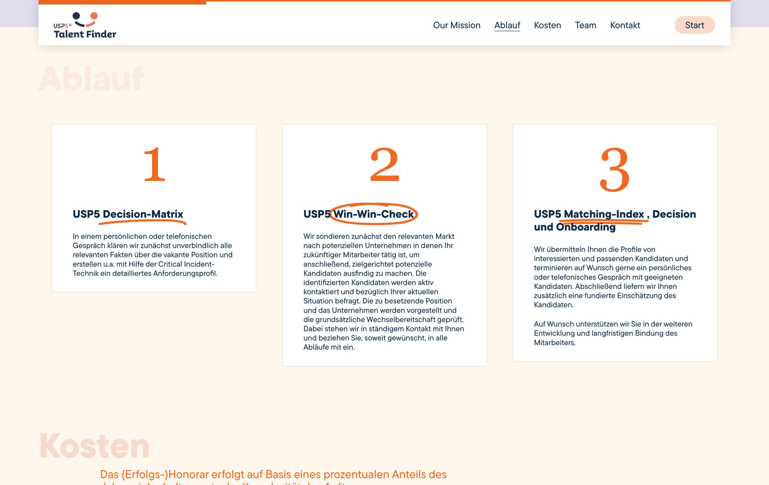 USP5 Talent Finder Onboarding