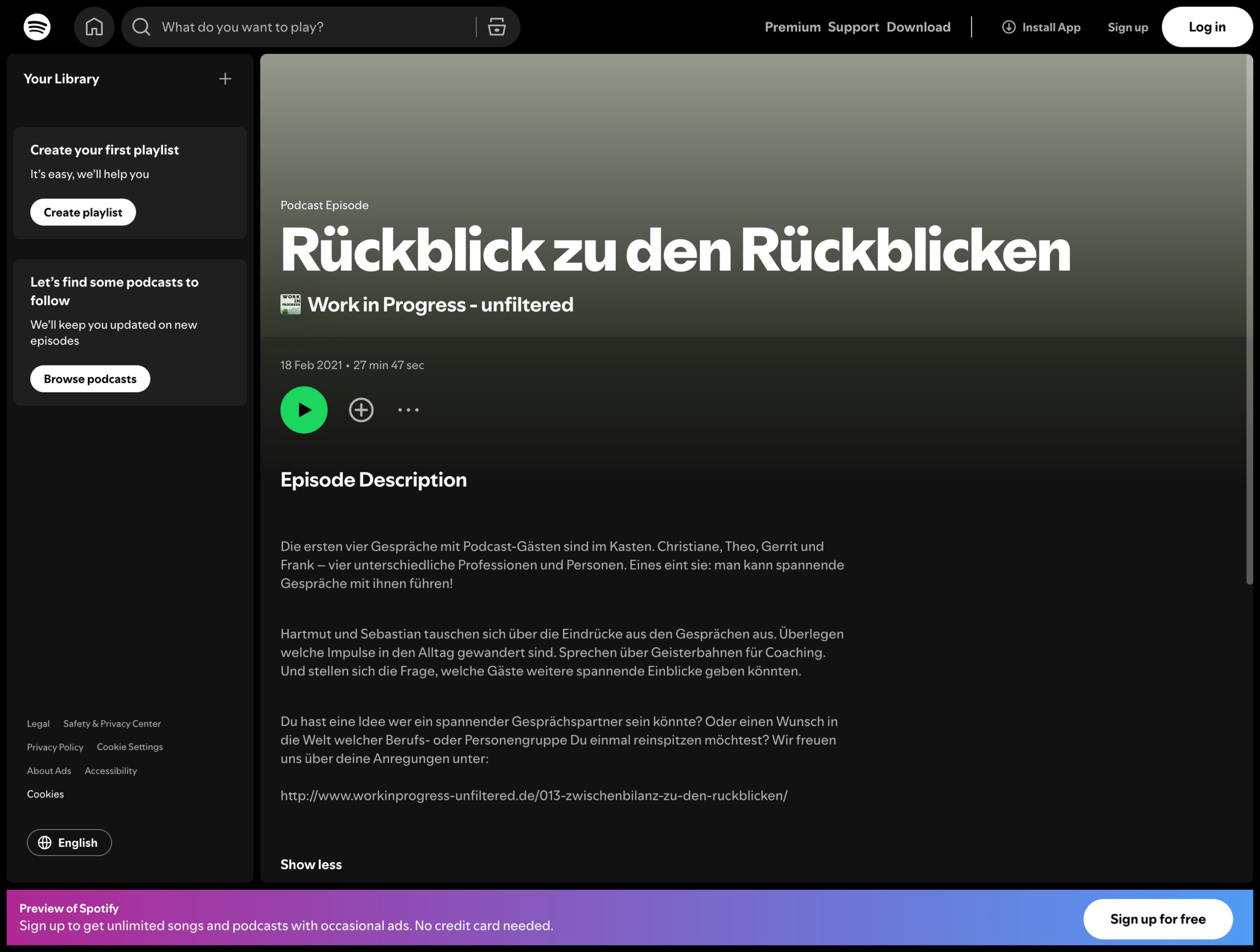 FireShot Capture 021 Rückblick Zu Den Rückblicken Work In Progress Unfiltered Podc [open.spotify.com] (1)