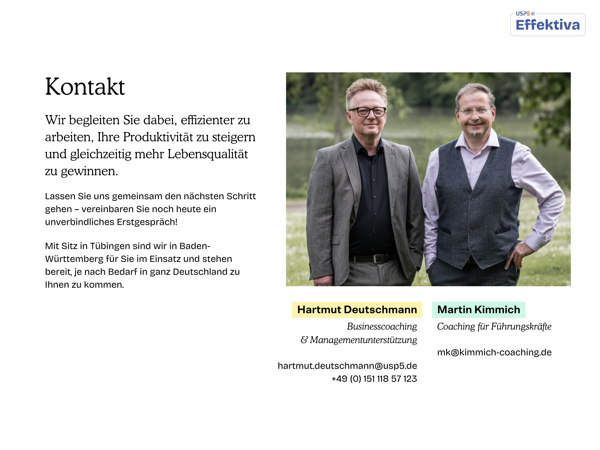 ©USP5 Effektiva Unternehmen Sparring Kimmich Coaching 7