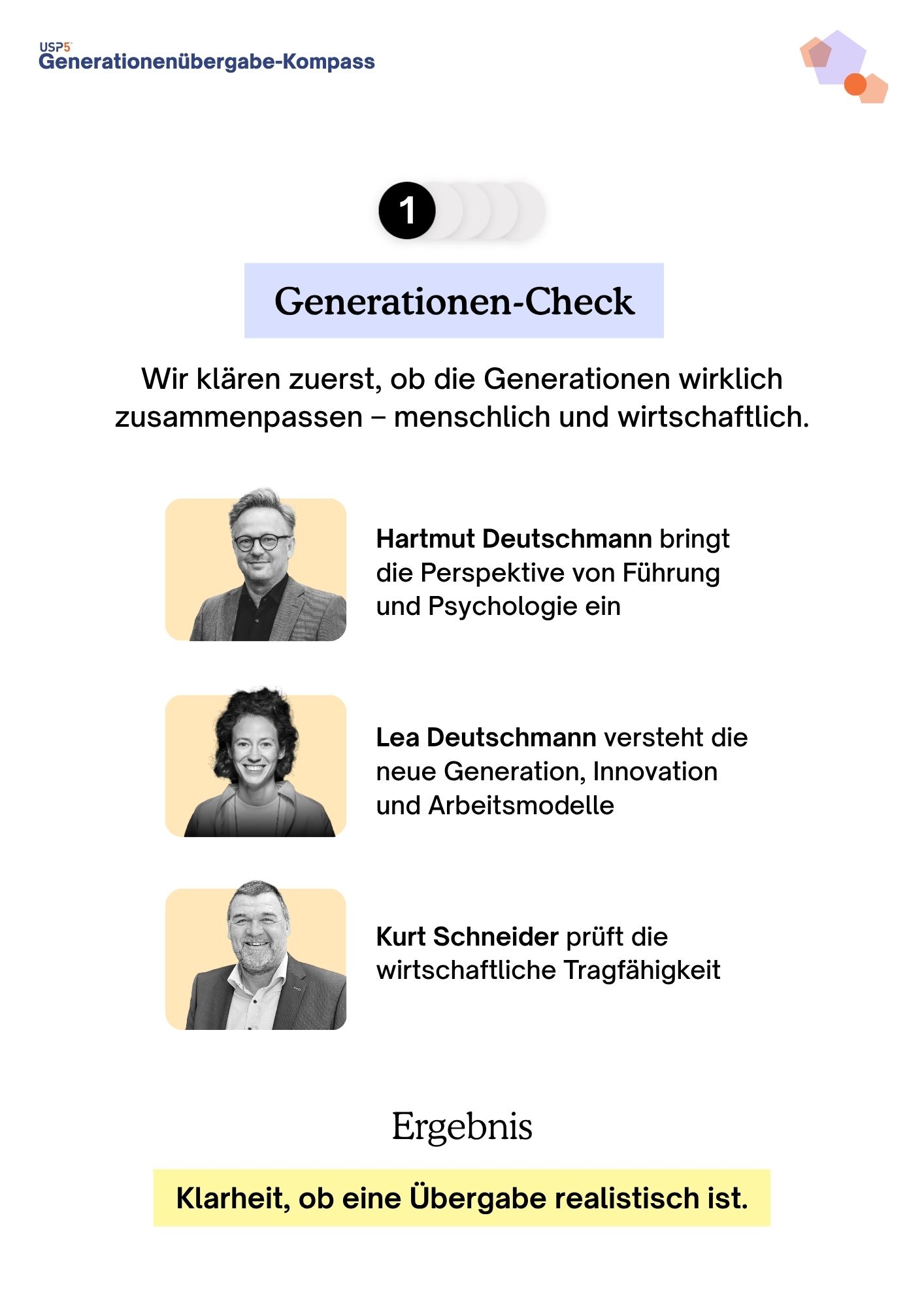 USP5 Generationenübergabe Kompass 2