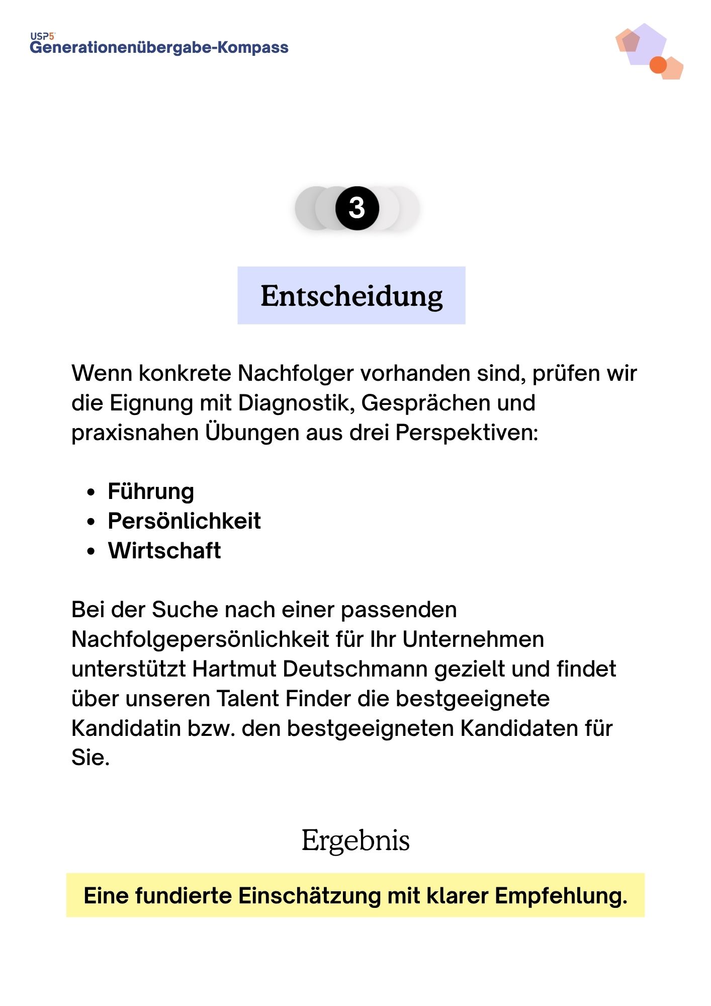 USP5 Generationenübergabe Kompass 4